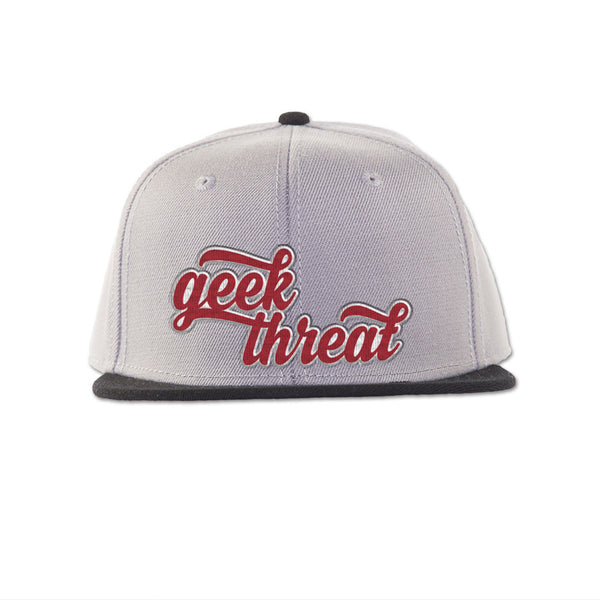 Geek Threat Grey Snapback